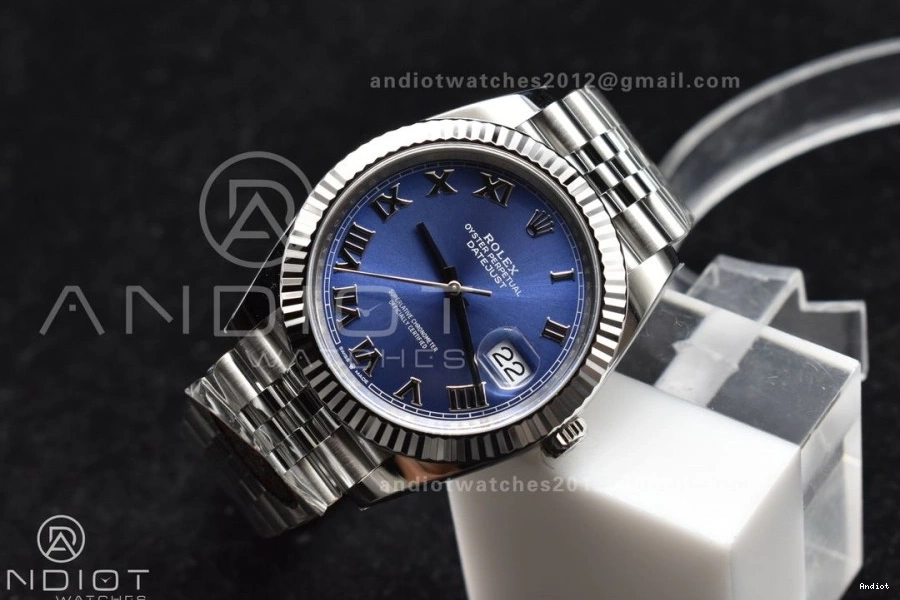 41 1:1 Datejust on Dial Clean VR3235 904L Edition Steel SS Best Jubilee Roman Blue Bracelet 0205